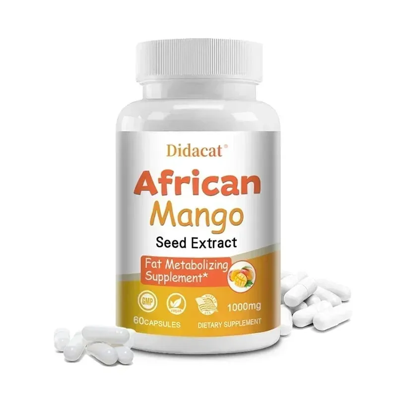 African Mango Capsules - Powerful Metabolism Appetite Suppressant Immune System Health Fat Burning Capsules Non-GMO — image 9