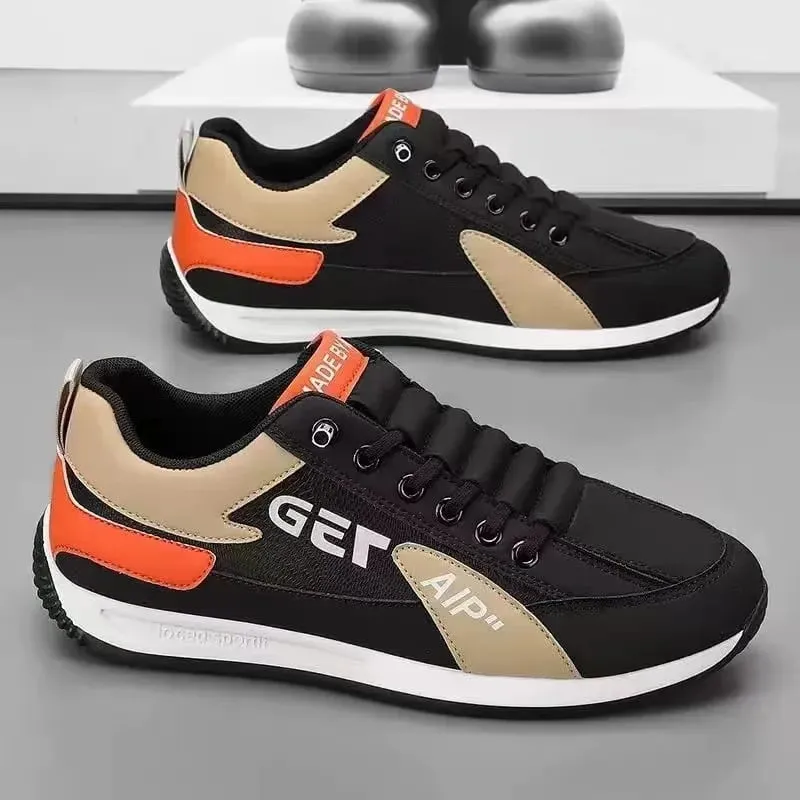 Men's Shoes Lightweight Sports Running Casual Fly Woven Mesh Soft Sole Sneakers Breathable Fashion Trendy Shoes for Teenagers
