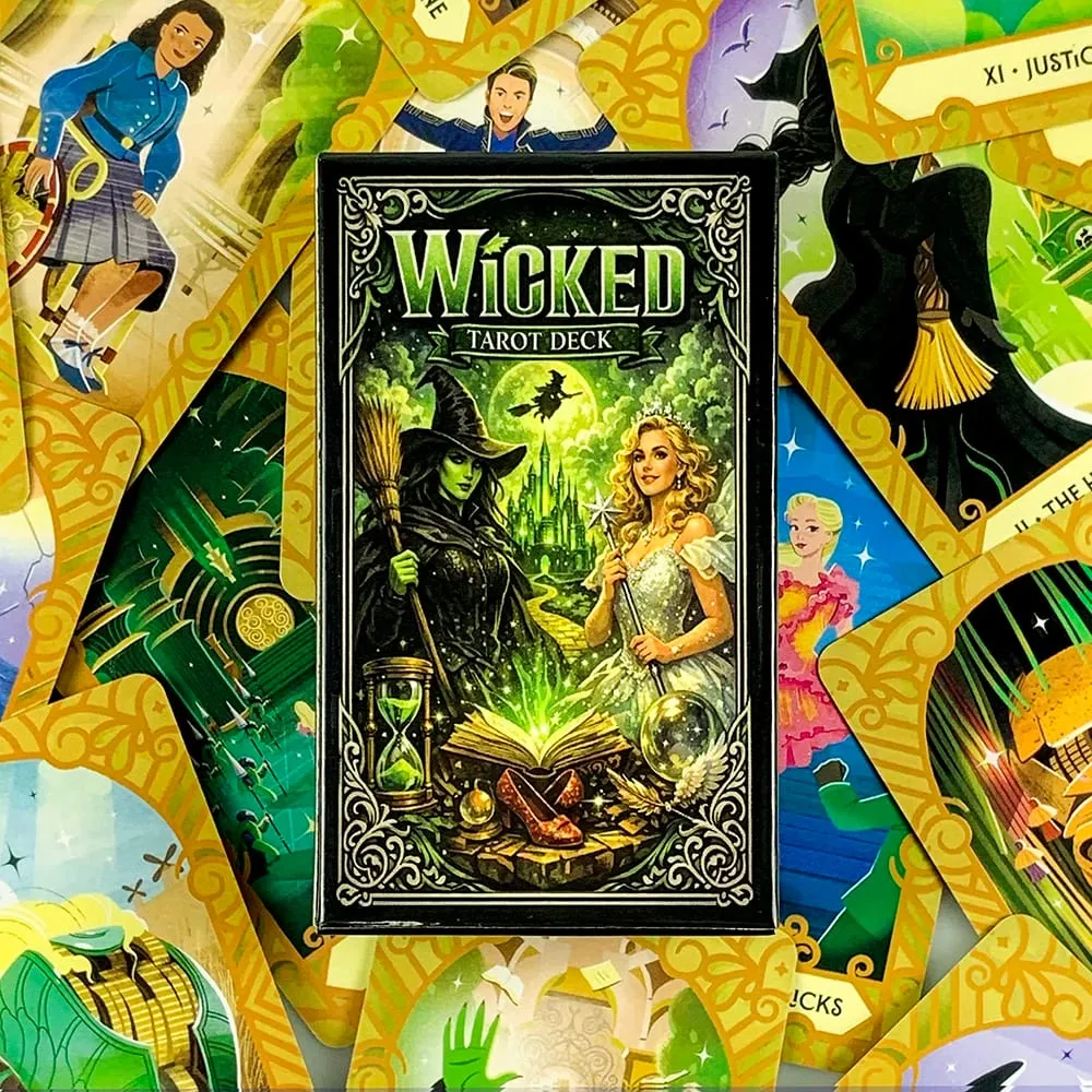 Neues böses Tarot-Deck, 78 Karten, traditionelle Tarotkarten, englische Version, Wahrsagerei, Brettspiele, Halloween- und Weihnachtsspiele — image 3