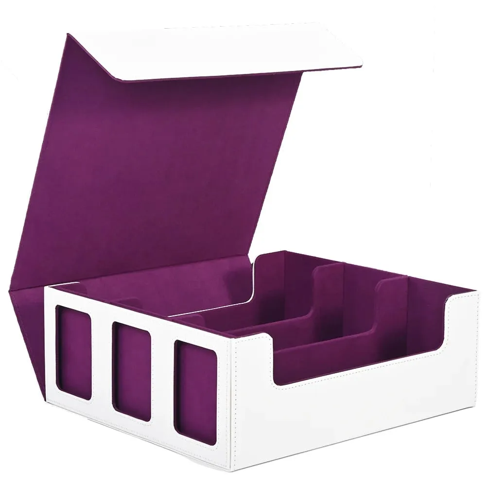 Card Storage Box for Trading Cards 1800+ Deck Box with Display Window Fits for Magic TCG PTCG Sports Cards — image 3