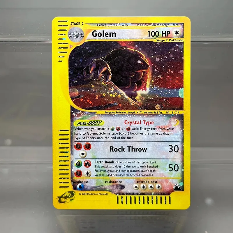 Kad PKM Charizard Steelix Celebi Kad Kerajang Tunggal Magneton Gengar Kad Koleksi Permainan Klasik Kad Proksi PTCG — image 22