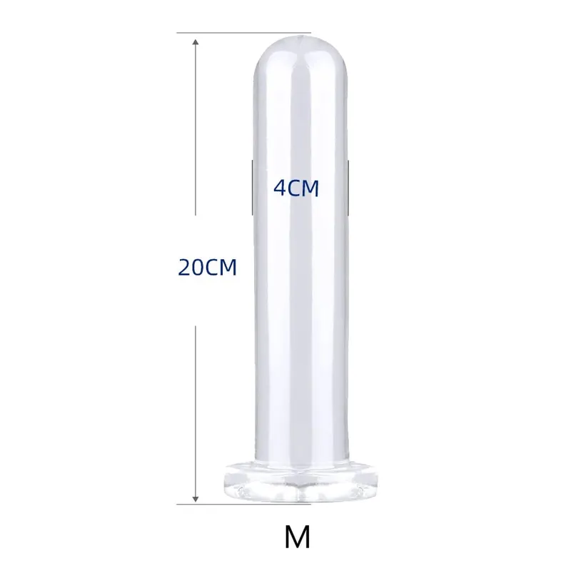 24.5cm Long Clear Jelly Smooth Surface Strapon Anal Dildos Straight ButtPlug TPE Dildo Anal Plug Intimate Sex Toys For Couples — image 10