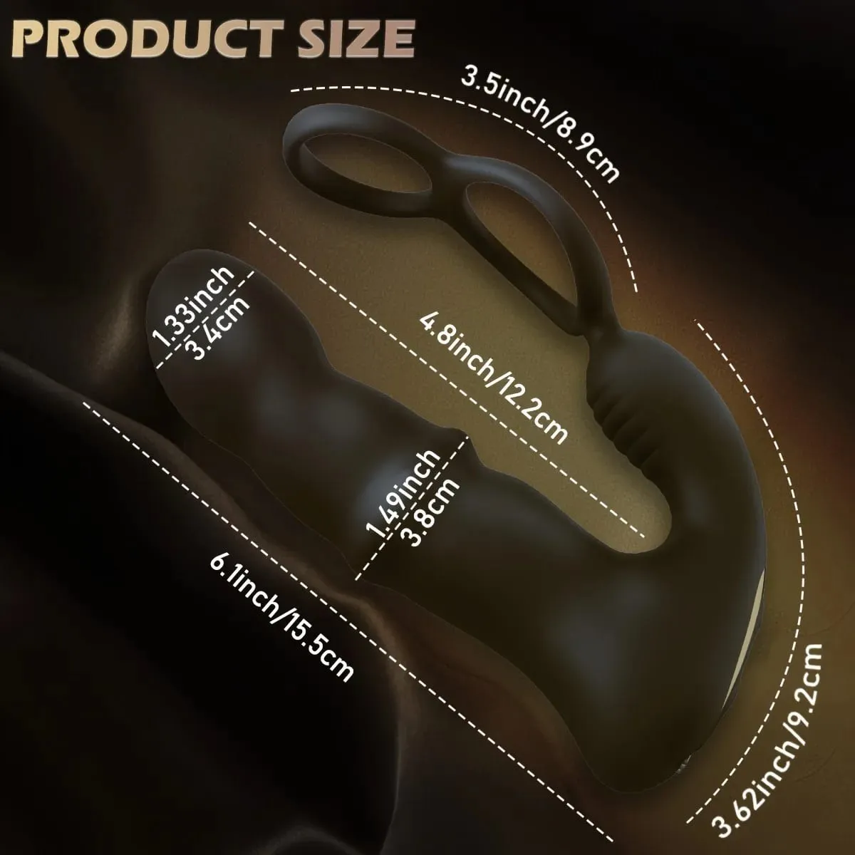 Thrusting Prostate Massager Male Vibrator Cock ring Vibrating Butt Plug Prostater Delay Ejaculation Gay Sex Toys for Men Adults — image 5