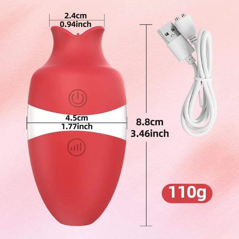 Clitoral Sucker Vibrator Tongue Licking Nipple Vagina Massager Clit Stimulator Female Masturbation Sex Toy for Women Adult 18 — image 7