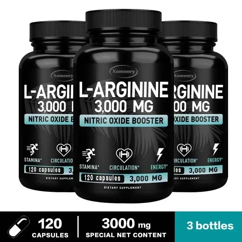 L-Arginine - Strengthen Muscles Improve Blood Circulation and Boost Energy Endurance and Athletic Performance — image 11