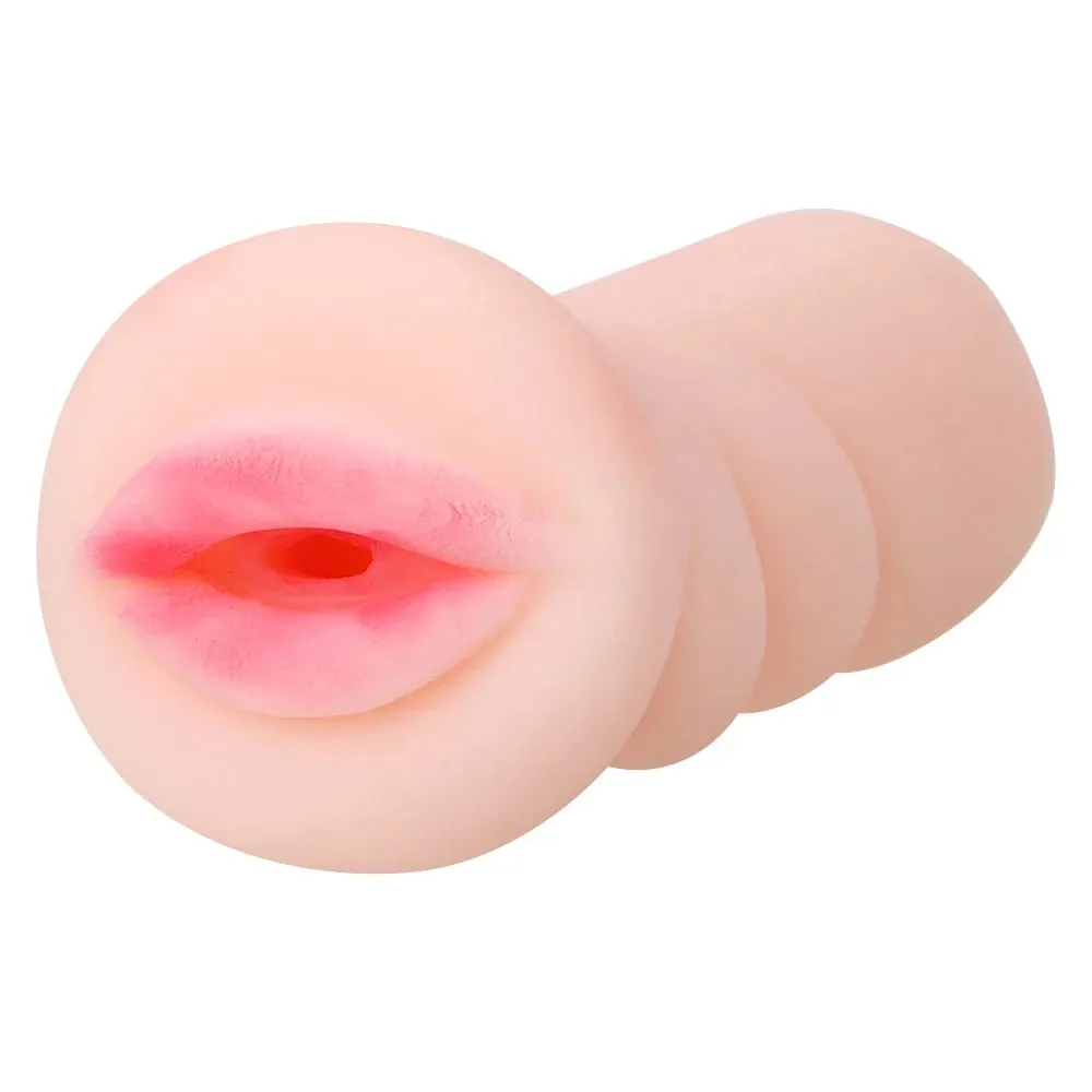 11cm Silicone Male Masturbator Artificial Mouth Anal Vaginal For Men 18 Penis Pump Glans Sucker Real Pussy Sex Toys Erotic Goods — image 2