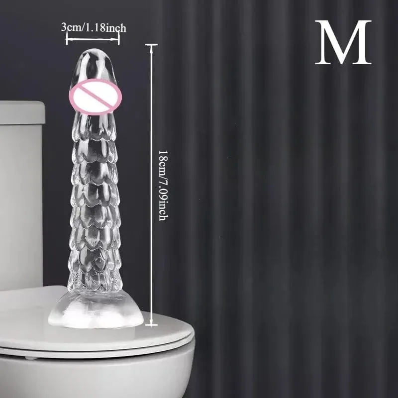23cm Dragon Dildo Suction Cup Anal Plug Whip Buttplug Anus Dilator Female Vaginal Masturbator Butt Plug Sex Toys For Women Men — image 8