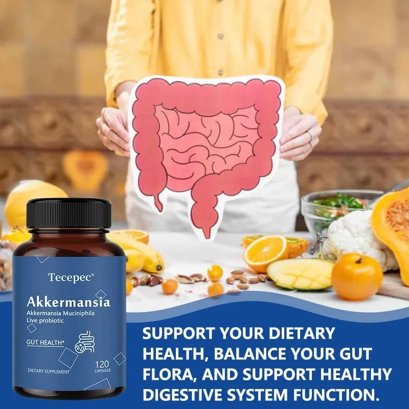 Akkermansia Muciniphila Active Probiotic Capsules Support Digestion Intestinal Health Promote Intestinal Flora Balance