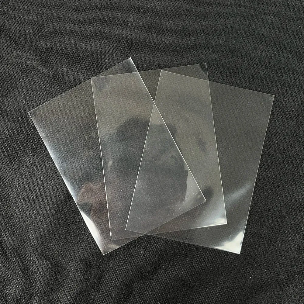 64x89mm 100PCS Transparent KMC Card Sleeves Trading Card Sleeve Barrier Board Game Card Panlabas na Protektor para sa MTG/YGO