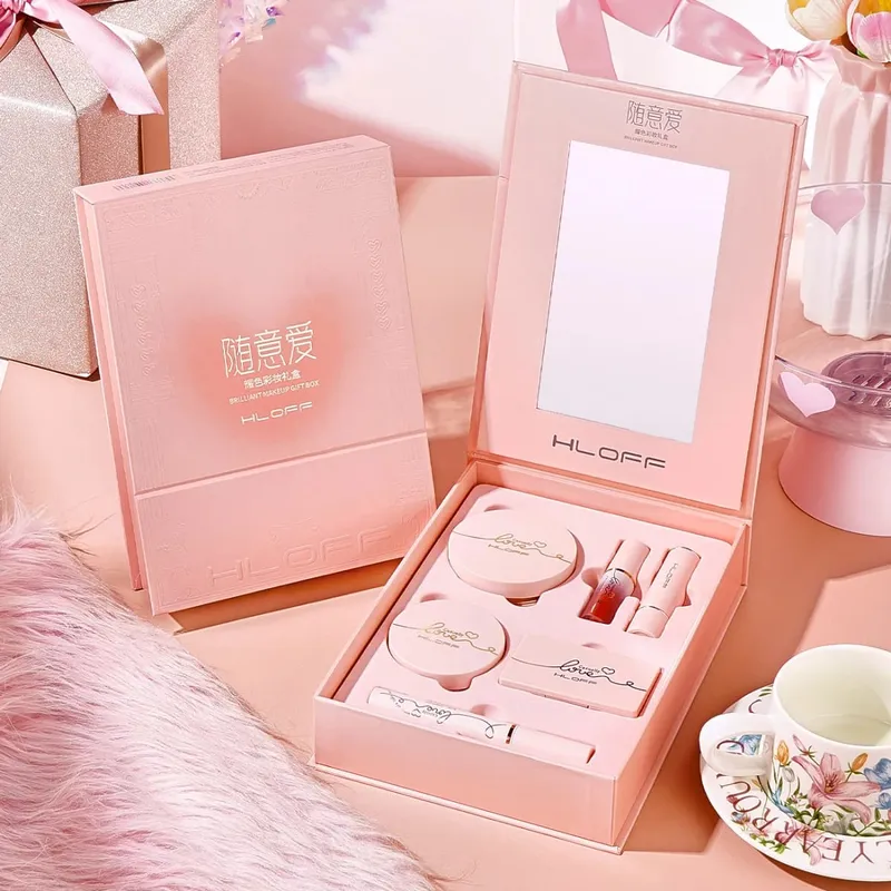 Random Love Yao Color Makeup High-End Gift Set Valentine's Day Birthday Gift Lipstick Cushion Makeup Set — image 4