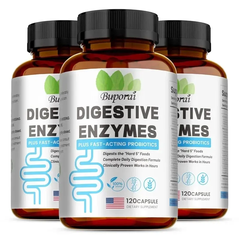 Digestive Enzymes Supplement - Digestion and Intestinal Health for Adults Men and Women Promotes Nutrient Absorption — image 11