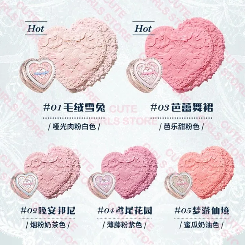 ชุดแต่งหน้า Flower Knows Bunny Garden All-in-One: ใหม่ กระเป๋าสะพายไหล่สีชมพู Cushion Eyeshadow Palette ชุดเครื่องสำอางลิปกลอสบลัชออน — image 4