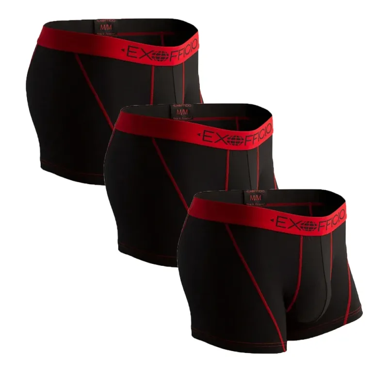 3 Pack- Black Red