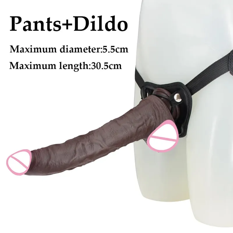 Realistisk Lang Dildo Kød Hud Blød Stor Pik Dobbelt Silikone Lille Penis Til Kvinde Mand Analsex legetøj Sugekop Masturbator — image 13