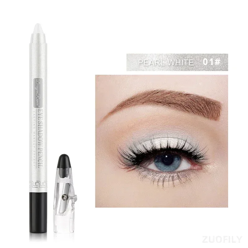 12Colors Glitter Eyeshadow Pen Long Lasting Matte Eye Shadow Palette Shiny Highlighter Silver Purple Eyeliner Pencil Cosmetics — image 16