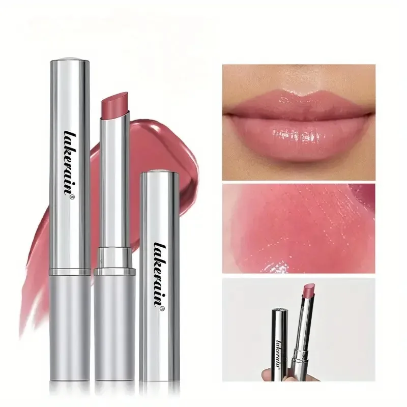 Moisturizing Hydrating Lip Balm Glossy Glass Lip Long Lasting Lip Care Natural Nude Shade for Lip Makeup — image 4