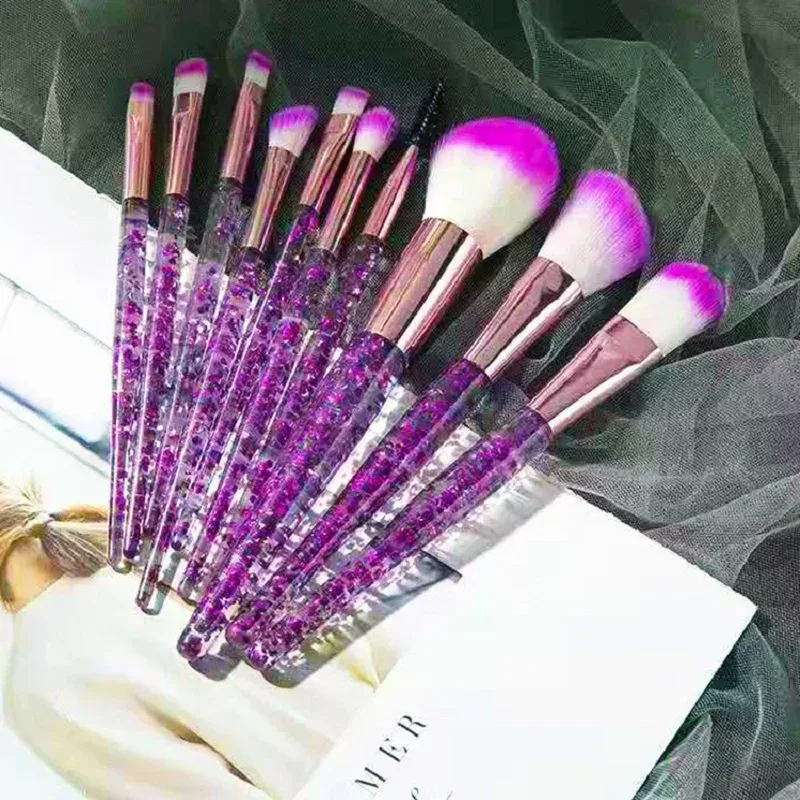 10PCS Makeup Brush Set Professional Super soft detail brush Blush Brush Foundation Concealer Eyeshadow Brush Lady Beauty Tool