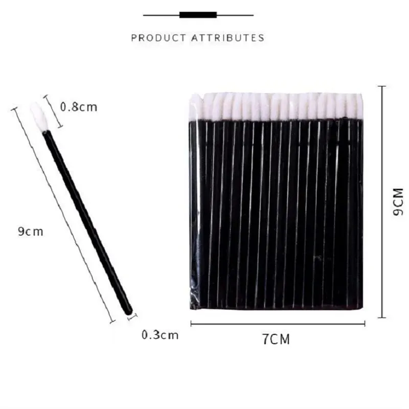 50 PCS Lipstick Brushes Applicators Lip Brush Cosmetic Mascara Wands Makeup Beauty Tool Lip Gloss Applicator Make up Brushes