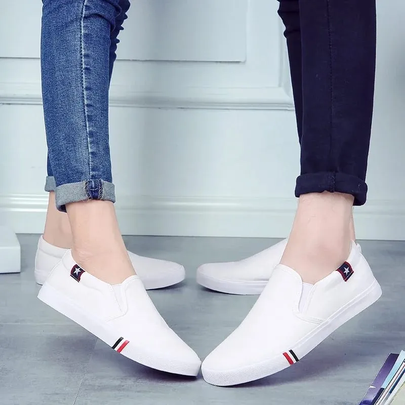 Men Casual Shoes Slip on Canvas Loafers Comfortable Walking Flats for Man Dude Non Slip Soft Moccasins Sneakers Summer — image 7