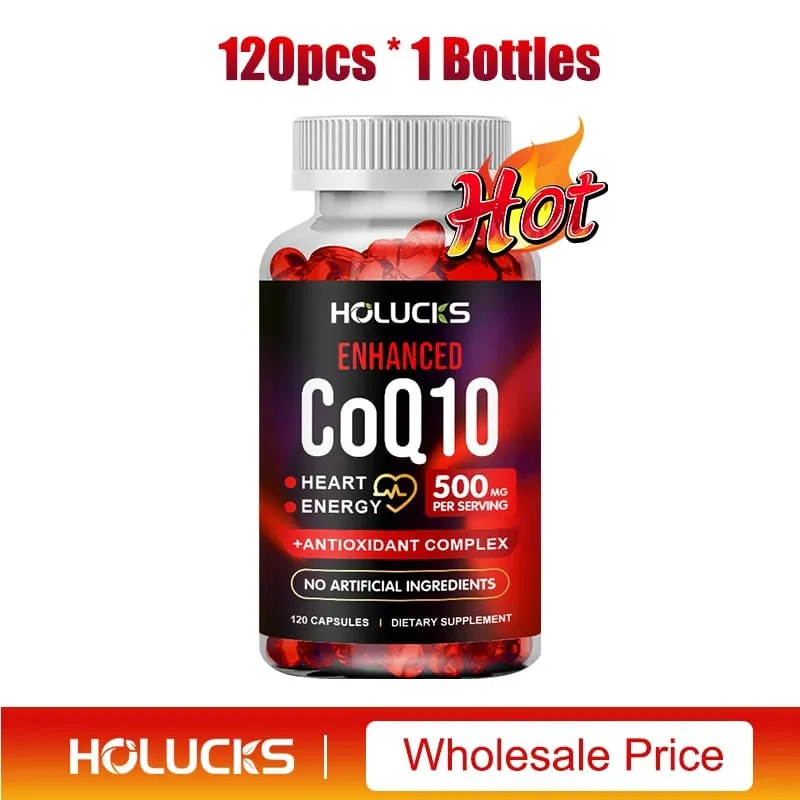 Antioxidant CoQ10 pro kardiovaskulární a srdeční zdraví Podpora imunitní energie a vitality Super vstřebávání Bez GMO — image 5