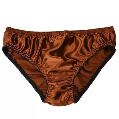 ขายร้อน 100% Mulberry Silk Men Boxer ผ้าไหมธรรมชาติกางเกงในชายสีทึบ XXL กางเกงในชายชุดชั้นใน