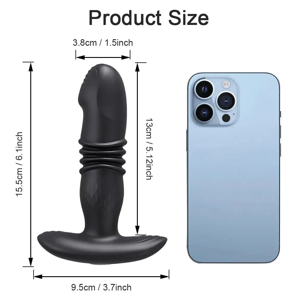 Teleskop Vibrierender Butt Plug Anal APP Vibrator Drahtlose Fernbedienung Sex Spielzeug für Frauen Arsch Anal Dildo Prostata-massagegerät Buttplug — image 5