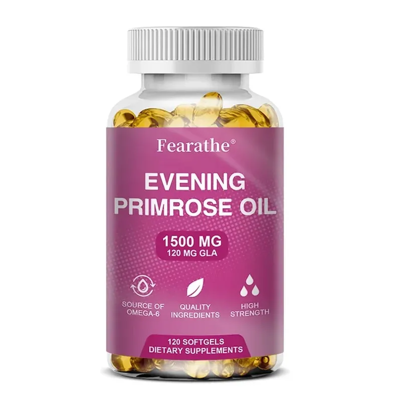 Natural Evening Primrose Oil Capsules Antioxidant Bone Strengthening Immunity Suitable for Women To Improve Endocrine Health — image 9