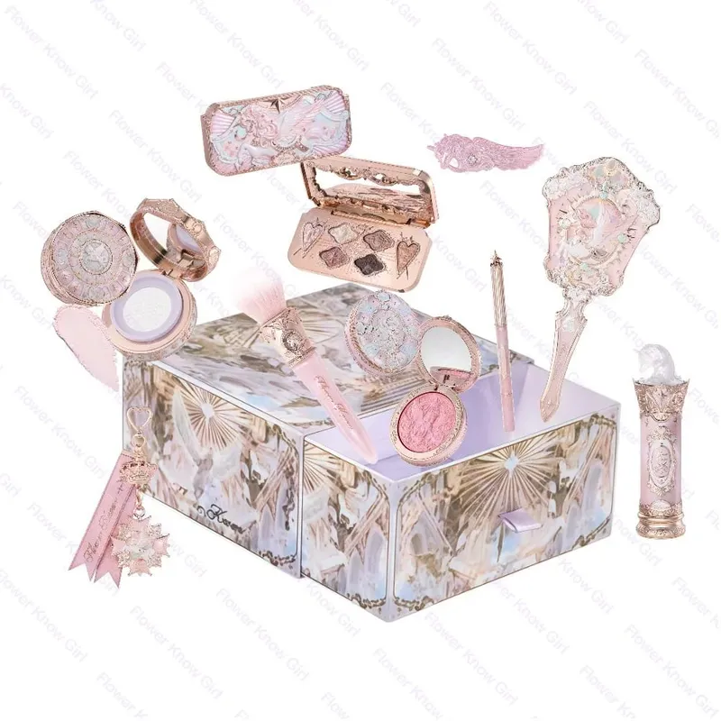 Flower Knows Knight Unicorn Makeup Set - Vegan Cruelty-Free Cosmetics Box with Blush Eyeshadow Lip Gloss High-Quality Gift Set — image 8