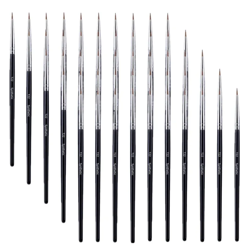 5/10/20/50 Pcs Brow Contour Makeup Brushes Eyebrow Eyeliner Brush Professional Super Thin Angled Liner Eye Brush Make Up Tools — image 20
