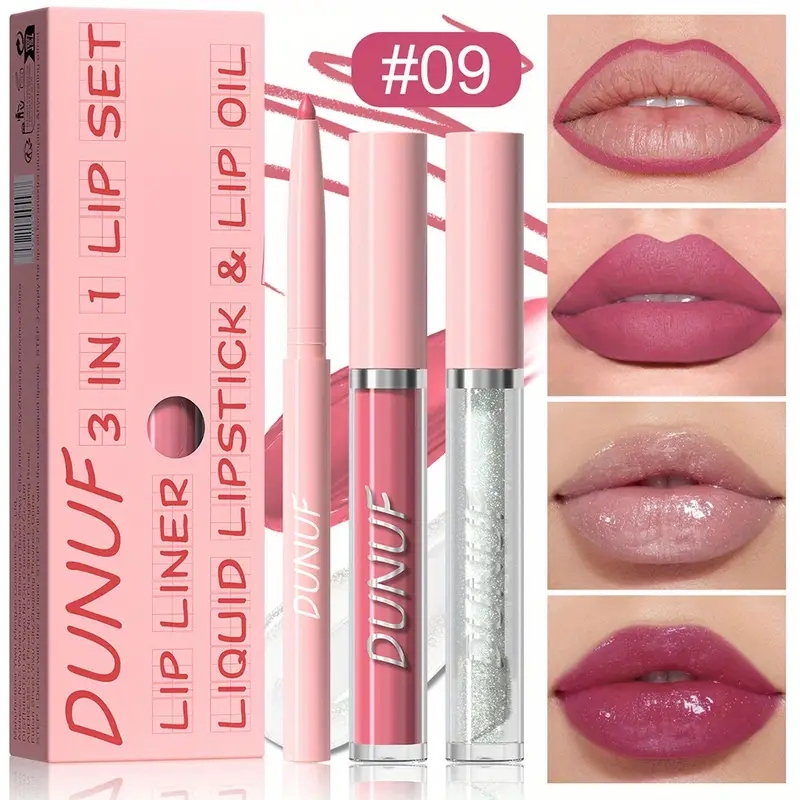 12 Kinds Of Waterproof Lip Liner In Different Colors Matte Finish Easy Coloring Non Fade Color Rendering Lip Gloss Beauty