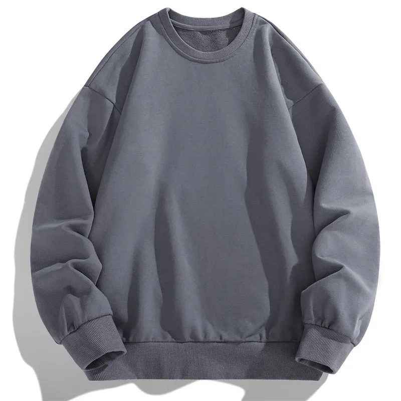 Sweat-shirt à manches longues pour hommes, sweat-shirt fin, couleur unie, décontracté, sport, Fitness, streetwear, printemps-automne, 2026