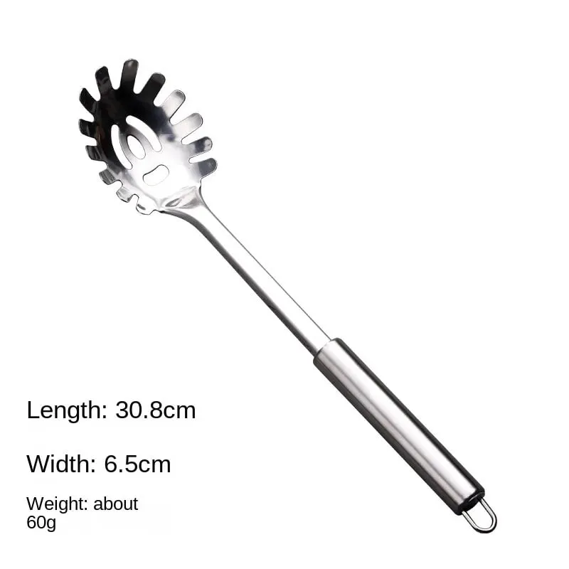 Durable Stainless Steel Wok Spatula Long Handle Kitchen Gadgets Kitchen Cooking Utensil Set Rice Spoon Ladle Cooking Tools