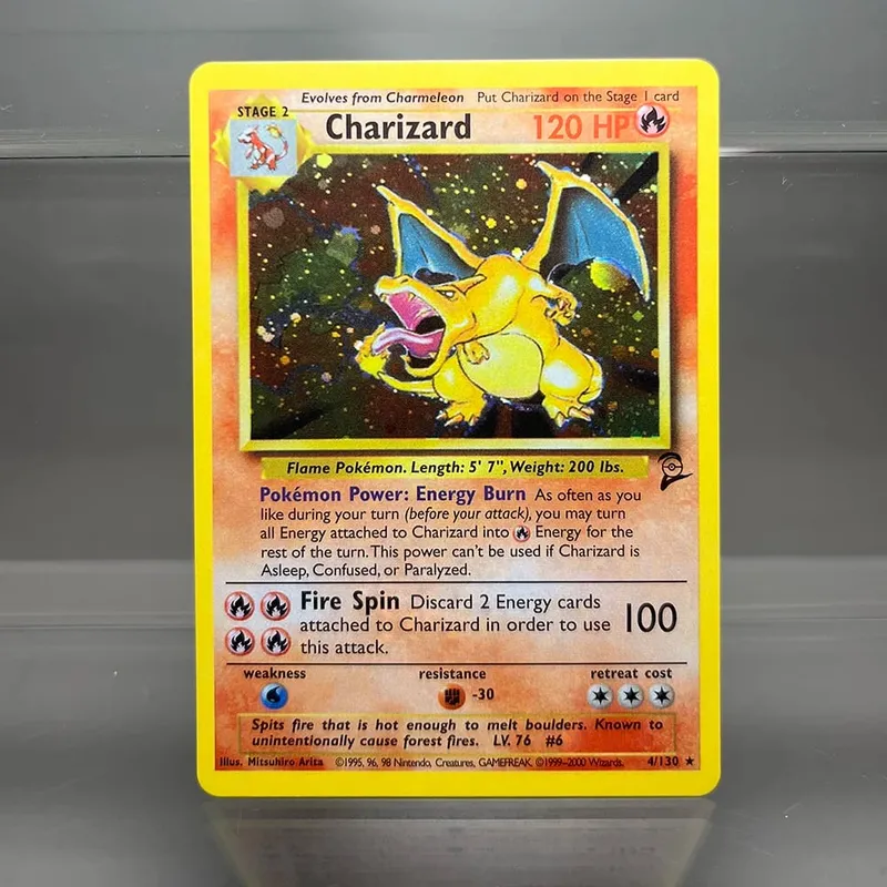 PKM Cards 1st Edition Charizard Blastoise Dragonite 1996 Base Set Single Foil Cards Game Collection Cards PTCG Proxy Cards — image 17