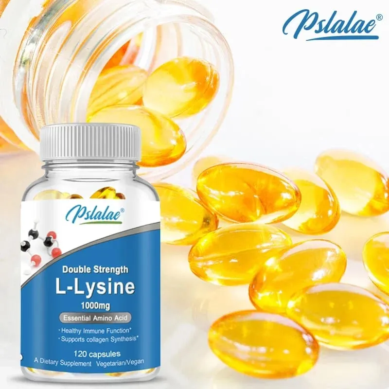 L-Lysine Supplement 1000 mg 120 Capsules Amino Acid Capsules — image 6