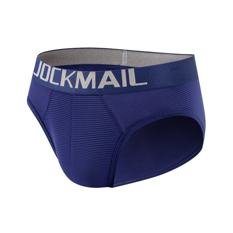 Männer Unterwäsche Kurze Sexy Low-rise Gestreiften Bikini Athletic Supporters Unterhose Nachtwäsche Nylon Schnell Trocknend Atmungsaktiv — image 1