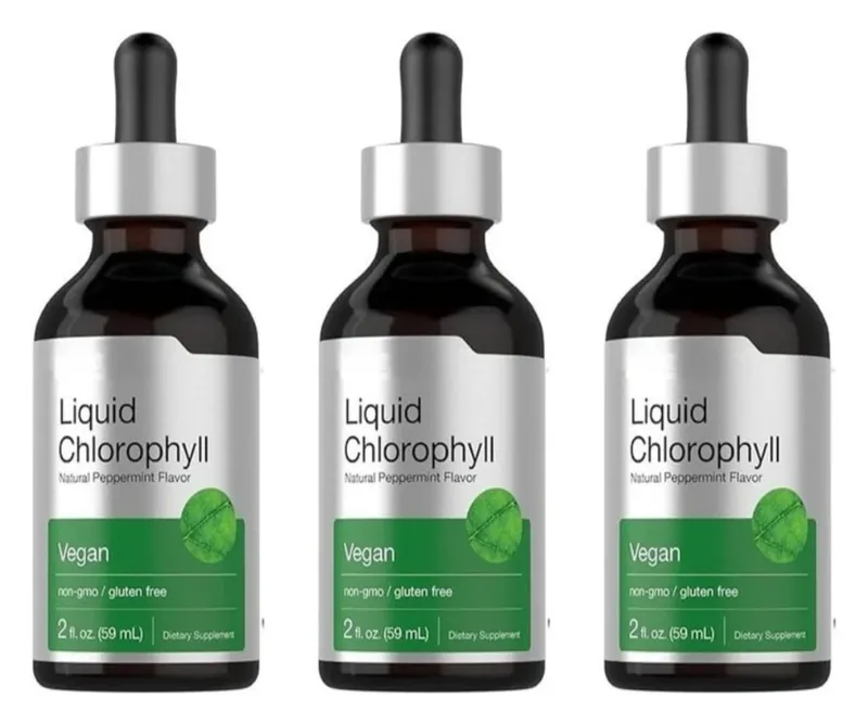Chlorophyll Liquid Drops Mint Flavor 59ml with Herbal Plant Extract Natural Dietary Supplement Mix with Water for Consumption — image 9