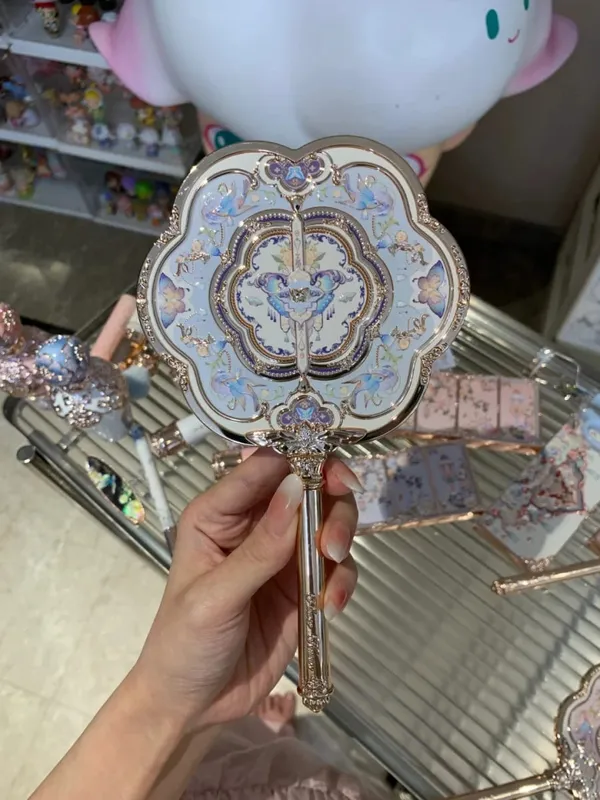 Flower Knows Mirror Moonlight Mermaid THE SWEETIE BEAR Collection Handheld Mirror Limited White Blue Pink Fairy Mirrors — image 14