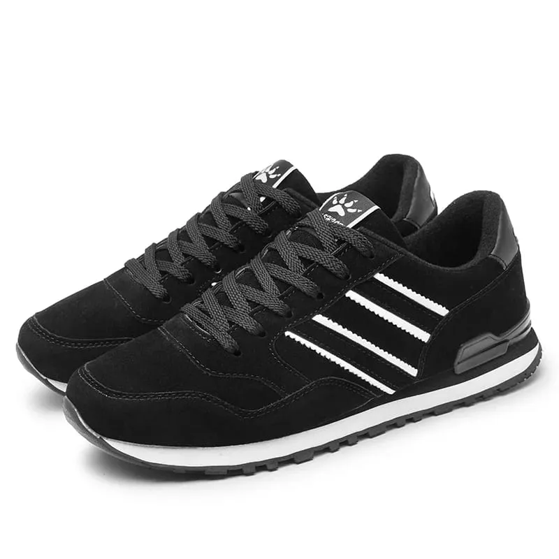 Men's and Women's Shoes Spring and Summer Leather Breathable Forrest Gump Shoes Men's Sports and Leisure Travel Running Shoes Me