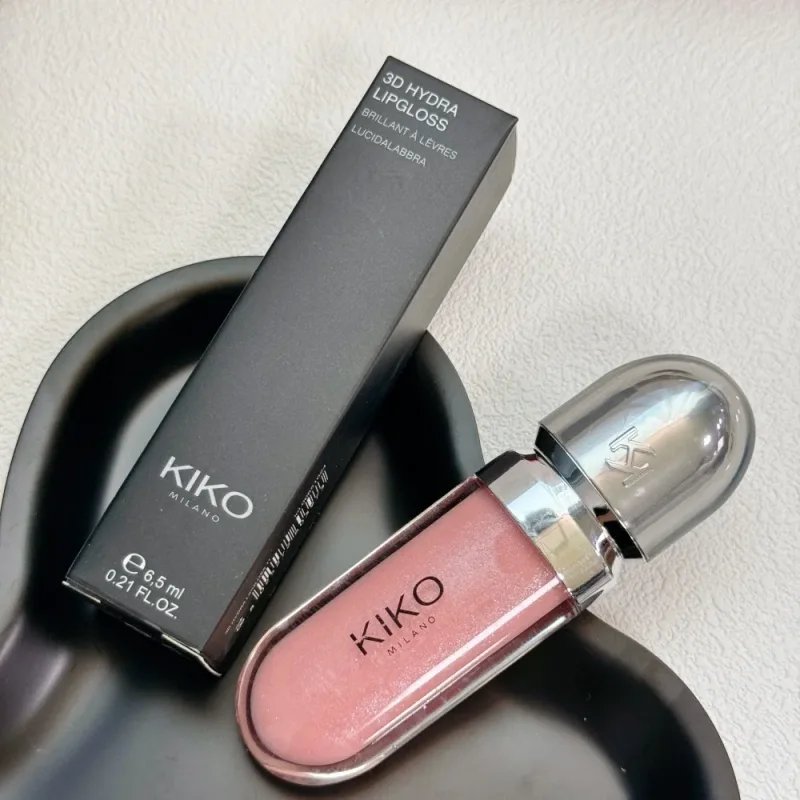 Original Kiko 3D Mirror Lip Glaze Waterproof Non Fading and Non Stick Cup Gentle Bean Paste Color Fine Shiny Point Charm Red — image 19