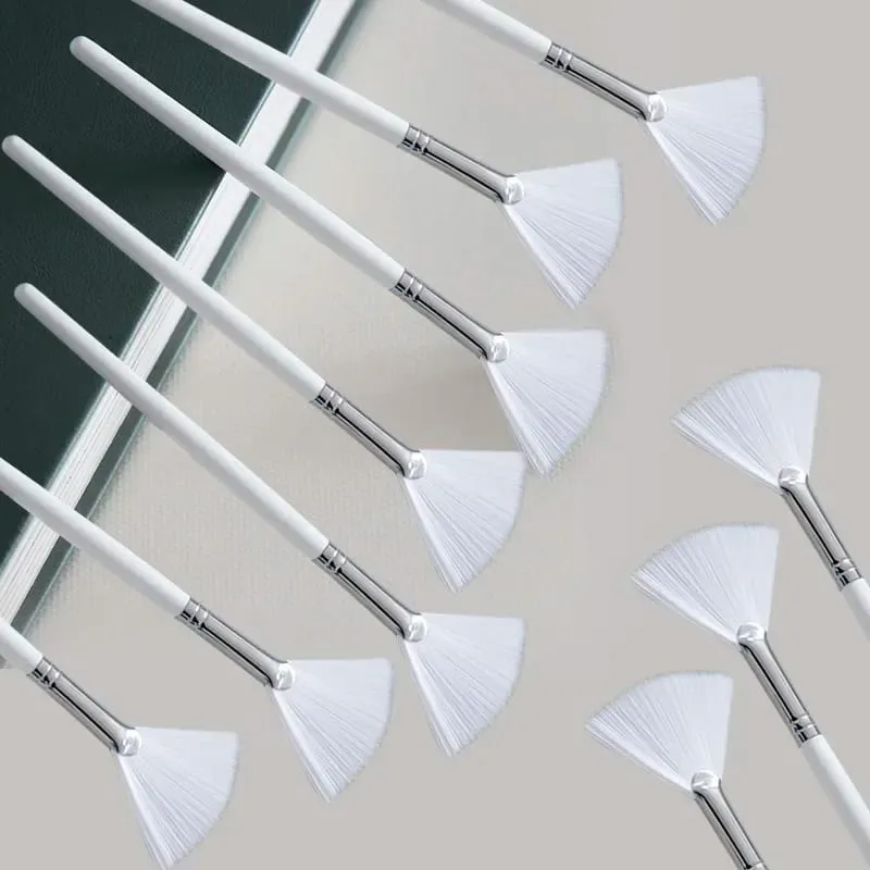 DIY Face Mask Brush Set Soft Applicator Brushes Makeup Tools Includes Soft Fan Facial Brushes Acid Applicator Brush — image 12