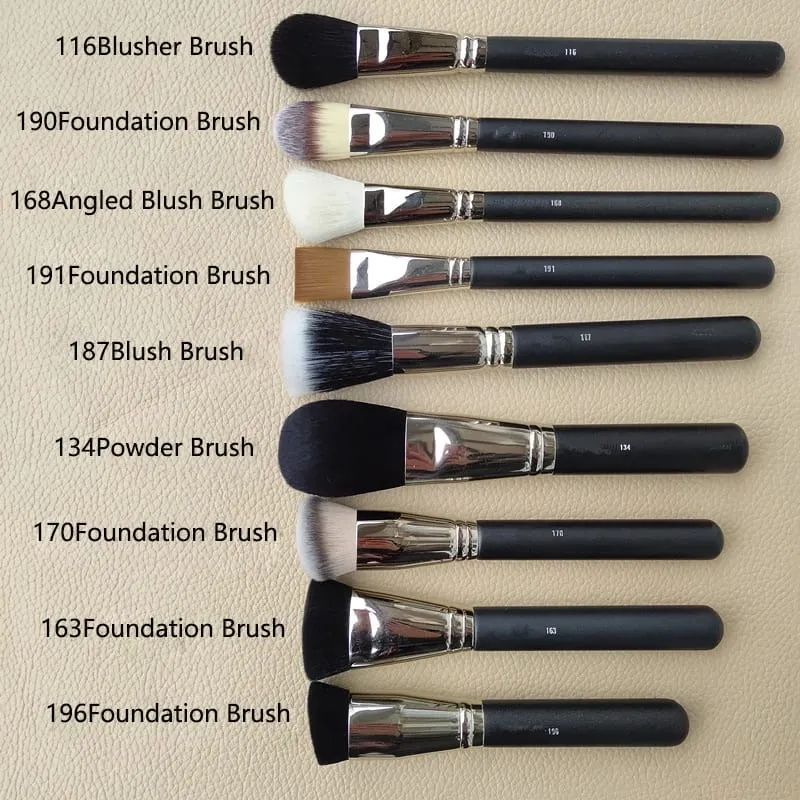 1pc M series Makeup Brushes Powder Contour Eyeshadow Make Up Brush Animal Hair Wood Handle High Quality Cosmetic Tool Artist — image 3