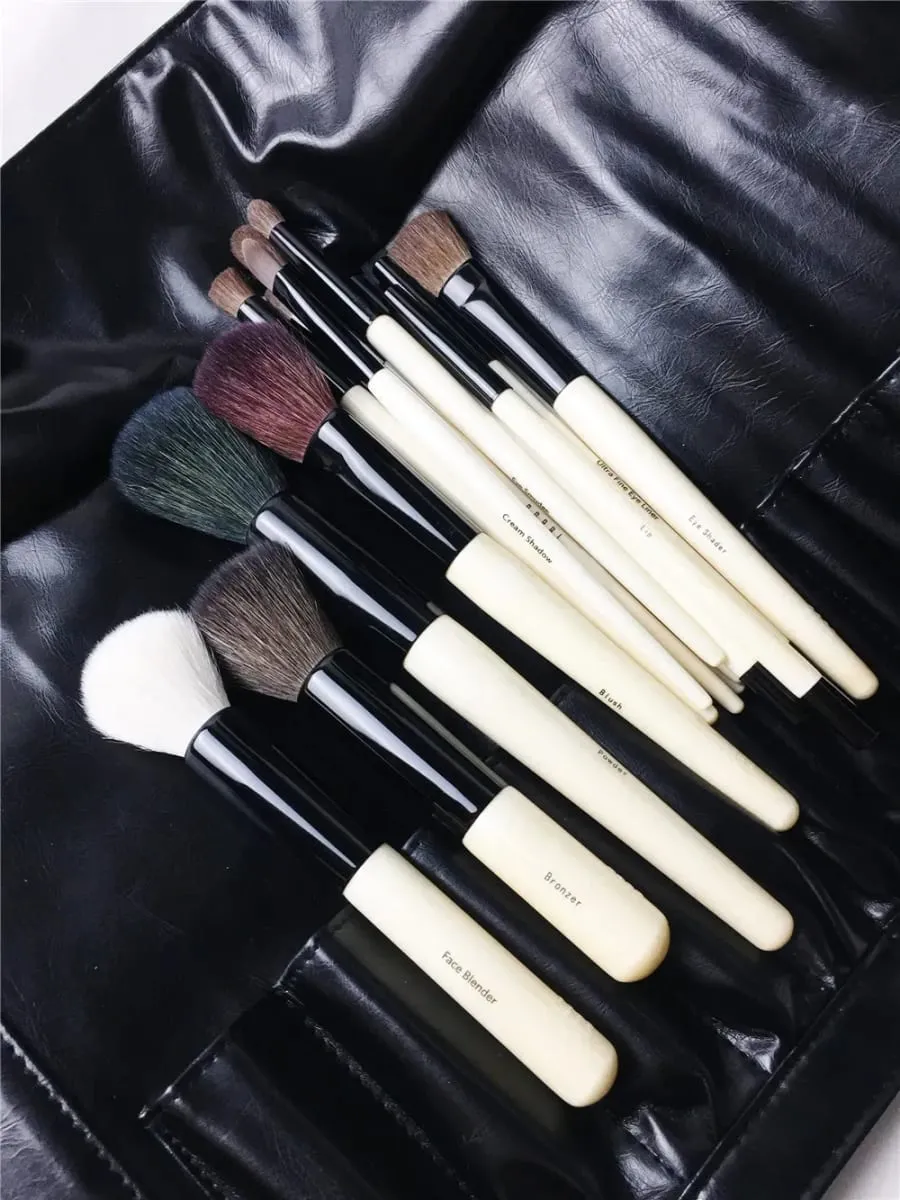 18-Brushes The Complete Makeup Brush set Quality Wooden Handle Cosmetic Brush kit Beauty Wood Makeup Brushes