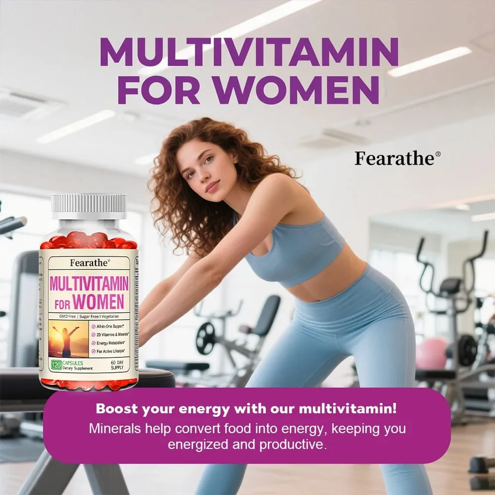 Women's Daily Multi Capsules - Antioxidant Daily Multivitamin To Support Energy and Immune Health - 120 Capsules — image 6