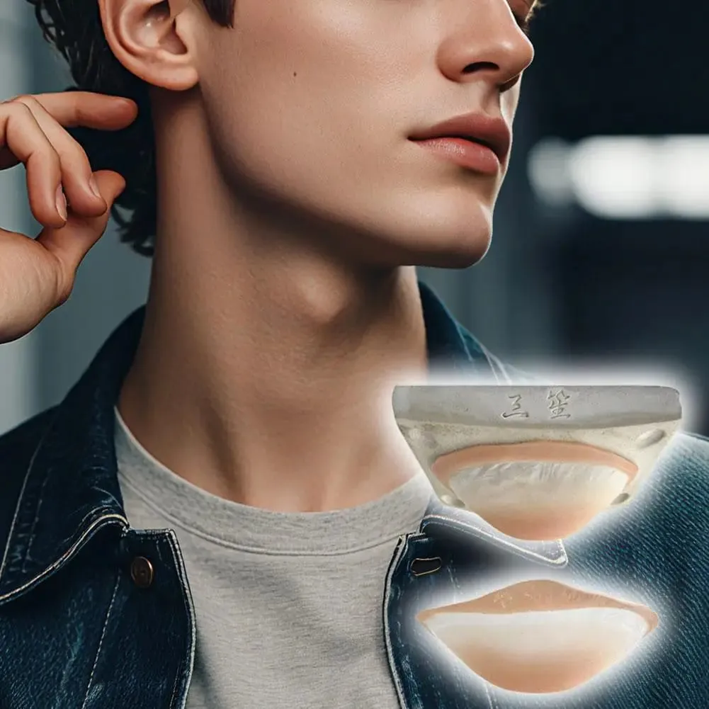 1pc realista silicone falso nariz & queixo prótese reutilizável skin-friendly3d falso nariz efeitos especiais ferramentas de maquiagem para cosplay — image 5