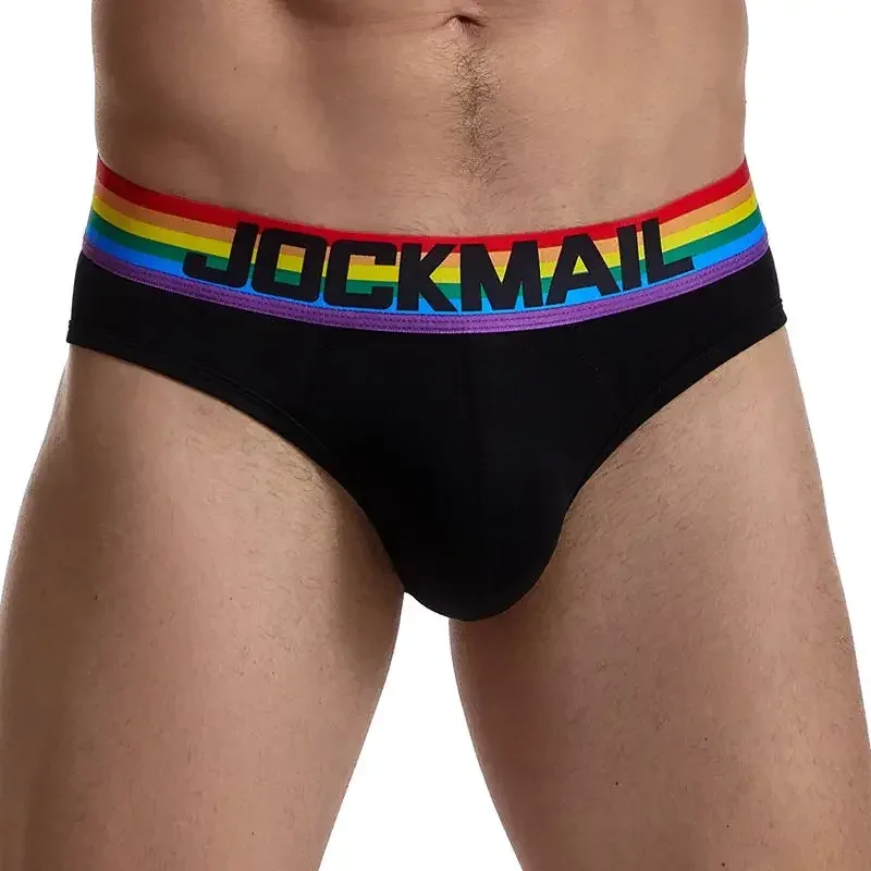 Jockmail กางเกงในชายเซ็กซี่ชุดชั้นในชายผ้าฝ้าย Low Rise Underpant เส้นด้ายสุทธิลูกไม้, Breathable ฤดูร้อนกางเกงขาสั้น calzoncillos hombre slip — image 38