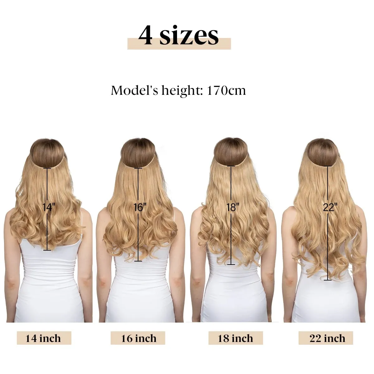 Nice Premium Synthetic Invisible Wire With Clip In Hair Extensions Daily Use Hairpieces Long Brown Natural Wavy Fake Hair piece — image 5