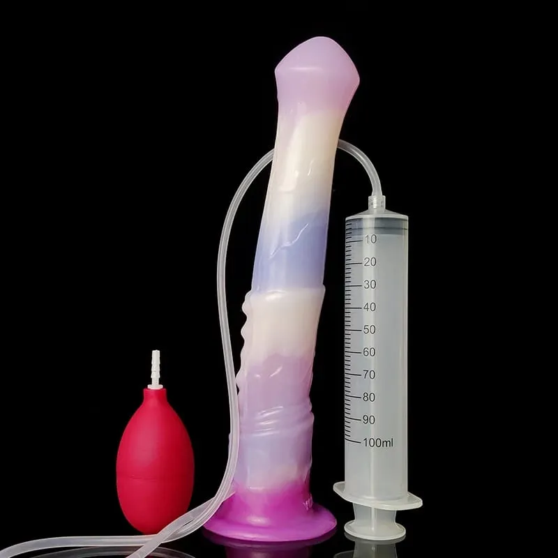 Ejaculating Horse Dildo 10 Modes Vibrator Female Clit Stimulator Silicone Animal Penis With Sucker Sex Toy For Women Men — image 12