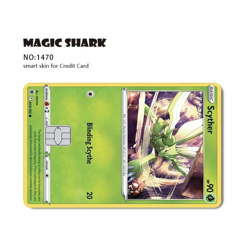 2026 New Charizard Blastoise Bulbasaur Eevee Metwo Sticker Film Skin Cover for Credit Debit Card — image 16