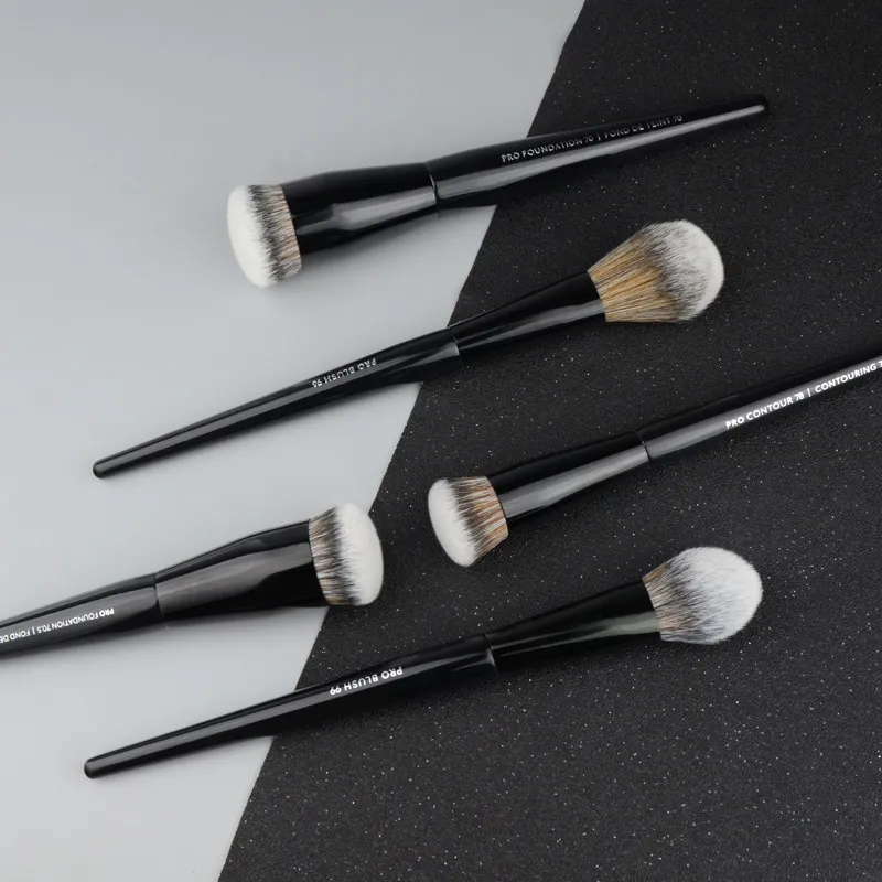 SEP Black Series Makeup Brushes Powder Foundation Concealer Blusher Bronzer Eye Shadow Eyebrow Eyeliner Sculpting Brush Gift — image 4