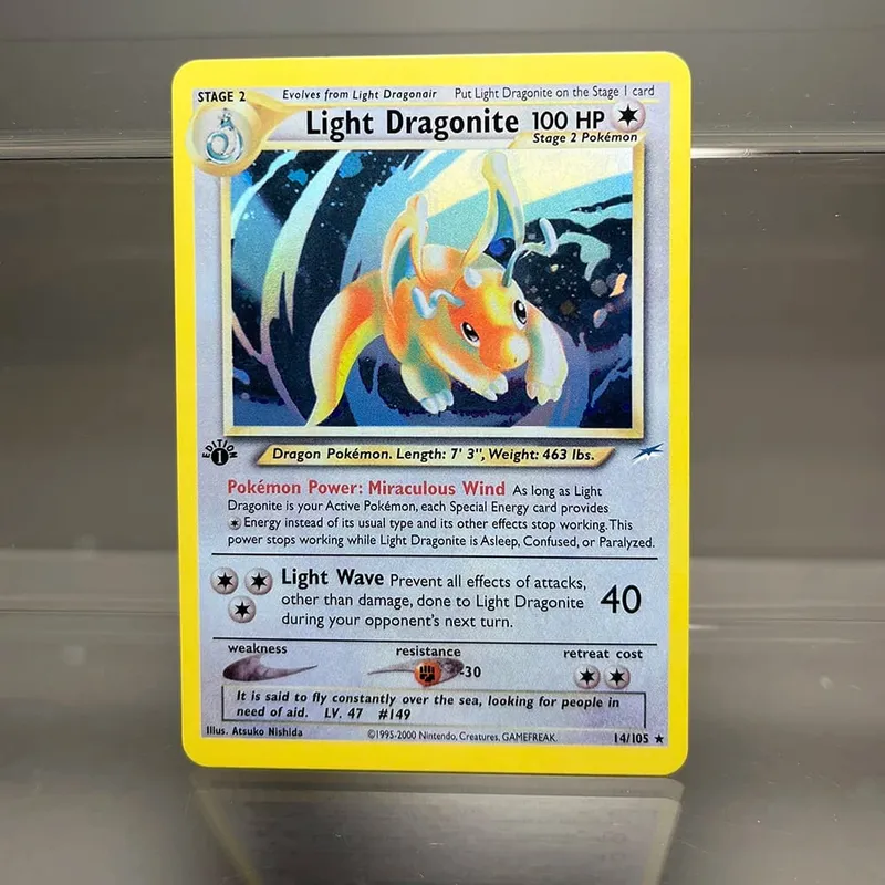 PKM Single Cards 1st Edition 1996 Raichu Charizard Dragonite PTCG Foil Cards Game Collection PKM Proxy Cards — image 24